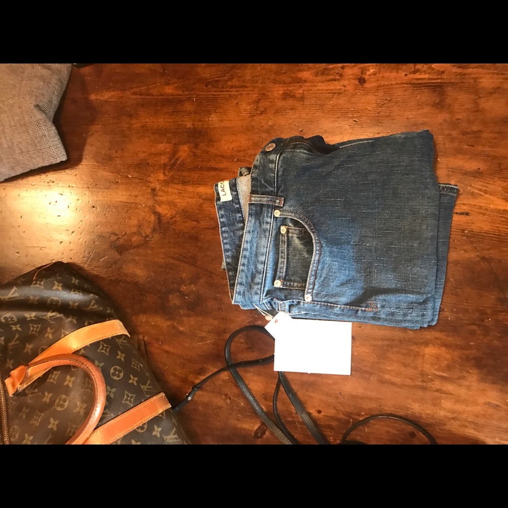 Lacoste men's denim jeans new with tags